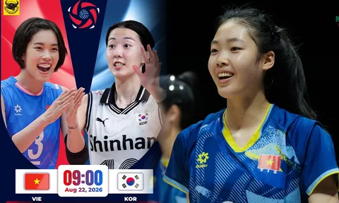 TRỰC TIẾP bóng chuyền nữ Việt Nam vs Hàn Quốc - Link xem bóng chuyền nữ châu Á 2026