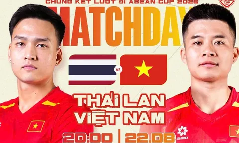 VTV6 VTVGo trực tiếp bóng đá Việt Nam vs Thái Lan 20h ngày 22/8 - Link xem trực tiếp AFF Cup 2026 hôm nay