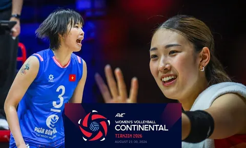 Lịch thi đấu bóng chuyền nữ châu Á 2026 hôm nay 25/8 - Kênh xem trực tiếp tuyển Việt Nam đấu Nhật Bản