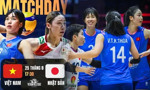TRỰC TIẾP bóng chuyền nữ Việt Nam vs Nhật Bản hôm nay 25/8- Link xem bóng chuyền nữ châu Á 2026