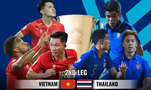 VTV6 VTV5 trực tiếp bóng đá Việt Nam vs Thái Lan hôm nay 26/8 - Link xem trực tiếp AFF Cup 2026 trên VTV