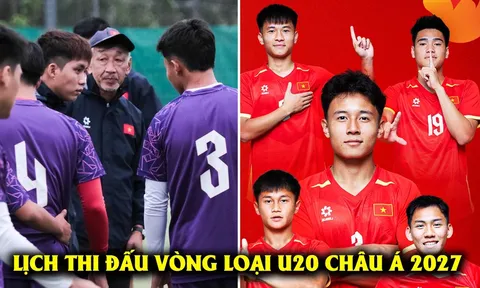Lịch thi đấu vòng loại U20 châu Á 2027 mới nhất: ĐT Việt Nam đối đầu với 'gã khổng lồ'