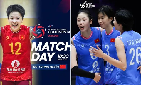 Link xem trực tiếp bóng chuyền nữ Việt Nam vs Trung Quốc hôm nay 28/8 - Trực tiếp bóng chuyền châu Á 2026