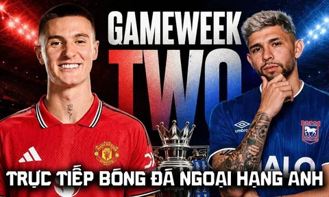 FPT trực tiếp bóng đá Man Utd vs Ipswich Town 22h30 ngày 30/8 - Link xem trực tiếp Ngoại hạng Anh