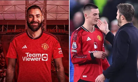 Gặp vấn đề với Sesko, Man United lập tức giải bài toán hàng công với 'bom tấn 0 đồng' Karim Benzema?