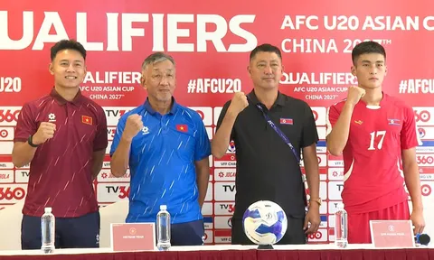 Lịch thi đấu bóng đá VL U20 châu Á 2027 hôm nay 31/8: Tuyển Việt Nam đấu Triều Tiên lúc mấy giờ?