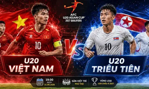 TV360, VFF trực tiếp VL U20 châu Á hôm nay 31/8 - Link xem trực tiếp U20 Việt Nam vs U20 Triều Tiên