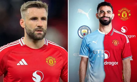 HLV Carrick gây sốc, rõ vụ Man United chiêu mộ ngôi sao Man City thay thế Luke Shaw