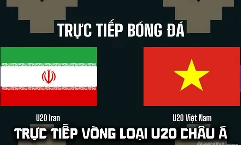 VTV6 VTV5 trực tiếp bóng đá U20 Việt Nam vs U20 Iran hôm nay 6/9 - Link xem trực tiếp VL U20 châu Á 2027