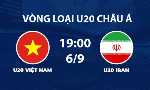 VTV6, VTV3 TRỰC TIẾP bóng đá U20 Việt Nam vs U20 Iran hôm nay 6/9 - Link xem trực tiếp VL U20 châu Á 2027 mới nhất