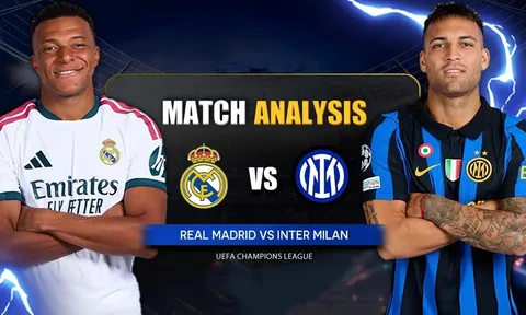 Dự đoán tỷ số Real Madrid vs Inter Milan 2h ngày 9/9 - Nhận định bóng đá Champions League hôm nay