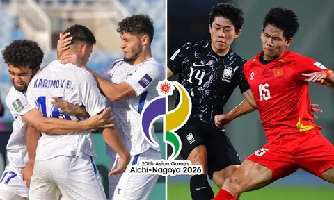 Lịch thi đấu bóng đá nam ASIAD 2026: Tuyển U23 Việt Nam đại chiến Uzbekistan khi nào?