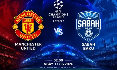 TRỰC TIẾP bóng đá Man United vs Sabah -  Link xem trực tiếp UEFA Champions League hôm nay 11/9