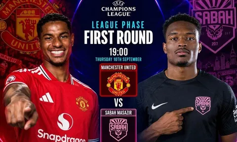 Link xem trực tiếp bóng đá MU vs Sabah 2h hôm nay 11/9 - TV360 trực tiếp UEFA Champions League