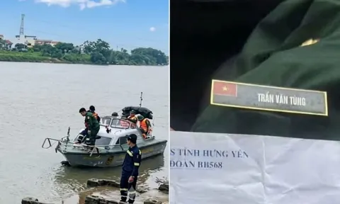 Gia đình thanh niên mất tích kể lại diễn biến trước khi Thiếu tá quân đội nhảy xuống sông cứu người