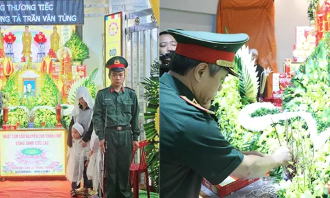 Bộ trưởng Bộ Quốc phòng truy thăng quân hàm cho Thiếu tá hy sinh khi cứu người trên sông Trà Lý