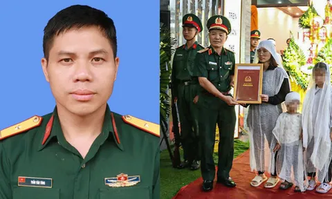 Chủ tịch nước truy tặng Huân chương dũng cảm cho Trung tá Trần Văn Tùng sau vụ hy sinh cứu người