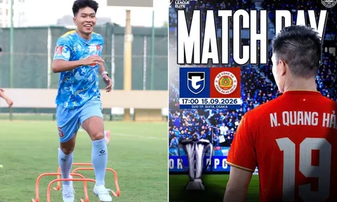Lịch thi đấu bóng đá Việt Nam hôm nay 15/9: U23 Việt Nam đối đầu U23 Kuwait; CAHN chạm trán Gamba Osaka