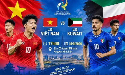 TRỰC TIẾP bóng đá U23 Việt Nam vs U23 Kuwait - Link xem trực tiếp bóng đá nam ASIAD 2026 trên VTV6