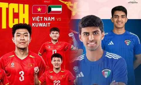 Xem TRỰC TIẾP U23 Việt Nam vs U23 Kuwait ở đâu, kênh nào? VTV trực tiếp bóng đá ASIAD 2026 hôm nay 15/9