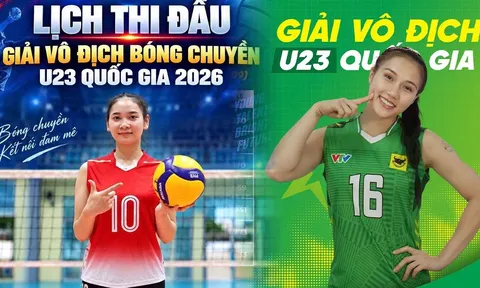 Lịch thi đấu bóng chuyền nữ U23 Quốc gia hôm nay 16/9: VTV BĐ Long An 'đại chiến' BC Thông Tin