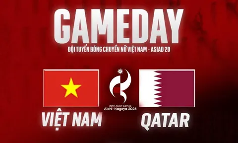 Xem trực tiếp bóng chuyền nữ Việt Nam vs Qatar ở đâu, kênh nào? VTV trực tiếp bóng chuyền ASIAD 2026 hôm nay
