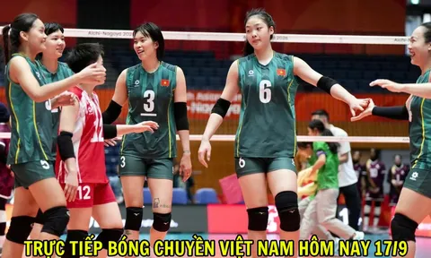 VTV trực tiếp bóng chuyền Việt Nam hôm nay 17/9 - Xem trực tiếp bóng chuyền nữ Việt Nam vs Hong Kong