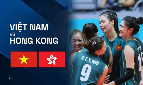 Link xem TRỰC TIẾP bóng chuyền nữ Việt Nam đấu Hong Kong hôm nay 17/9 - VTV6 Trực tiếp bóng chuyền nữ ASIAD 2026