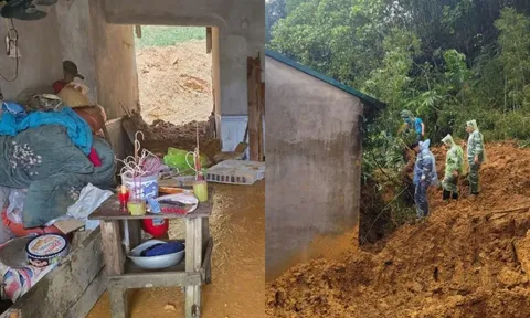 Hiện trường vụ sạt lở đất ở Phú Thọ: 3 người trong một gia đình tử vong