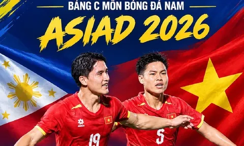 Lịch thi đấu bóng đá Việt Nam hôm nay 18/9: U23 Việt Nam đại chiến U23 Philippines ở ASIAD 2026.