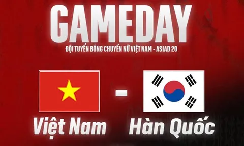 Xem trực tiếp bóng chuyền nữ Việt Nam vs Hàn Quốc ở đâu, kênh nào? VTV trực tiếp ASIAD 2026 hôm nay