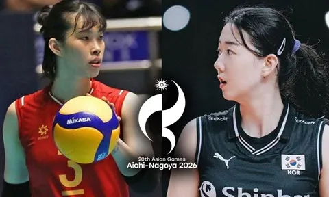 Link xem trực tiếp bóng chuyền nữ Việt Nam vs Hàn Quốc 14h 18/9 - VTV7 trực tiếp ASIAD 2026 hôm nay