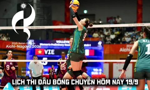 Lịch thi đấu bóng chuyền hôm nay 19/9: Tuyển nữ Việt Nam đại chiến Trung Quốc - Tứ kết ASIAD khi nào?