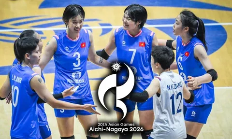 Lịch thi đấu bóng chuyền hôm nay 20/9: Tuyển nữ Việt Nam đấu Trung Quốc - Tứ kết ASIAD 2026 lúc mấy giờ?