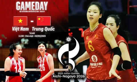 VTV6 VTVGo trực tiếp bóng chuyền nữ Việt Nam vs Trung Quốc - Link xem trực tiếp tứ kết ASIAD 2026 hôm nay