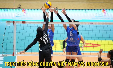 VTV trực tiếp bóng chuyền nữ Việt Nam vs Indonesia - Link xem trực tiếp ASIAD 2026 trên VTV6