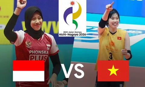 Lịch thi đấu bóng chuyền nữ ASIAD 2026 hôm nay 21/9 - Kênh phát sóng tuyển nữ Việt Nam đấu Indonesia