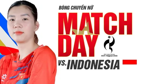 VTV6 VTVGo trực tiếp bóng chuyền nữ Việt Nam vs Indonesia - Link xem trực tiếp ASIAD 2026 hôm nay
