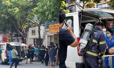 Hiện trường vụ cháy lớn tại nhà 4 tầng ở Hà Nội, có 5 người bị mắc kẹt? Tình hình các nhân nhân?