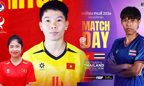 Xem TRỰC TIẾP bóng đá đá Việt Nam vs Thái Lan ở đâu, kênh nào? VTV trực tiếp bóng đá nữ ASIAD 2026
