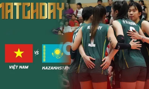 TRỰC TIẾP bóng chuyền nữ Việt Nam đấu Kazakhstan hôm nay 22/9 - VTV phát sóng bóng chuyền nữ ASIAD 2026