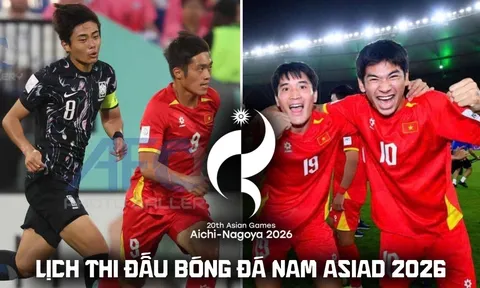 Lịch thi đấu bóng đá nam ASIAD 2026 mới nhất 23/9: U23 Việt Nam đấu Hàn Quốc ở tứ kết lúc mấy giờ?