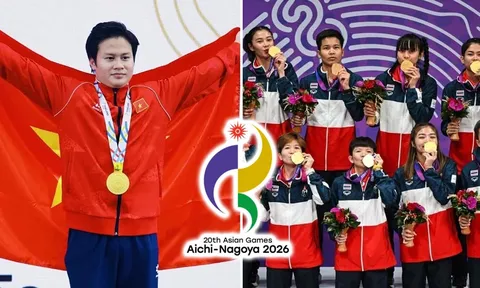 Bảng xếp hạng huy chương thể thao Đông Nam Á tại ASIAD 2026: TT Việt Nam lép vế trước đại kình địch