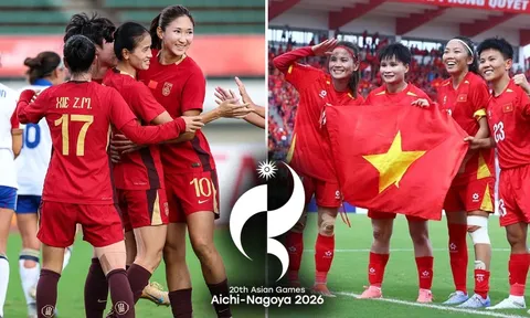 VTV6 VTVGo trực tiếp bóng đá nữ Việt Nam vs Trung Quốc 13h ngày 25/6 - Link xem trực tiếp ASIAD 2026 hôm nay