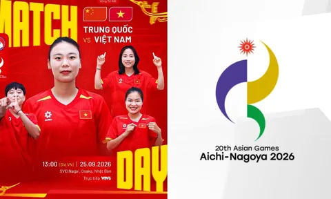 VTV trực tiếp bóng đá nữ ASIAD 2026 hôm nay 25/9 - Link xem trực tiếp Việt Nam vs Trung Quốc