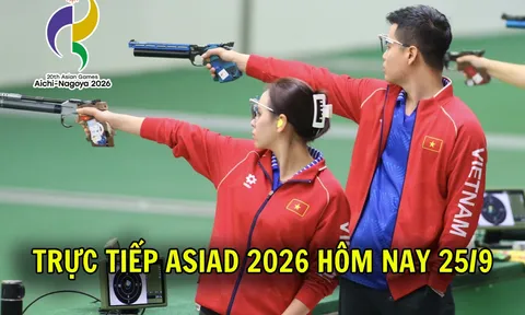 VTV trực tiếp ASIAD 2026 hôm nay 25/9 - Link xem trực tiếp ASIAD 2026 trên VTV6 và VTVGo