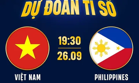 Dự đoán kết quả, tỷ số Việt Nam vs Philppines - Nhận định bóng đá FIFA ASEAN Cup 2026 hôm nay 26/9