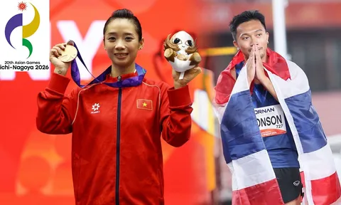 Bảng xếp hạng huy chương các nước Đông Nam Á tại ASIAD 2026 mới nhất: Thái Lan lập kỷ lục; Việt Nam bị bỏ xa