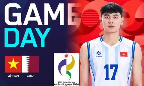 TRỰC TIẾP bóng chuyền Việt Nam vs Qatar hôm nay 27/9 - Link xem bóng chuyền ASIAD 2026 mới nhất