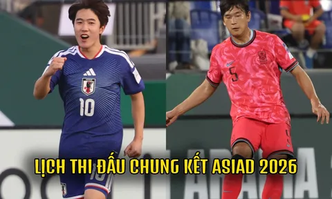 Lịch thi đấu Chung kết bóng đá nam ASIAD 2026: Hung thần của U23 Việt Nam gặp đối cứng